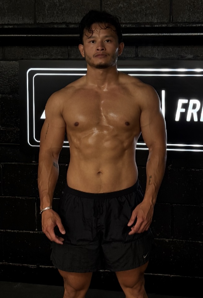 Alex now, after two years of kettlebell training